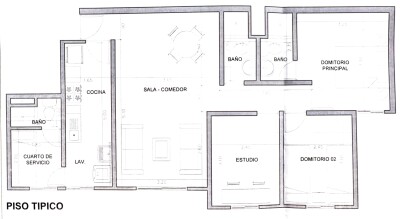 DEPARTAMENTO En Condominio Santa Margarita